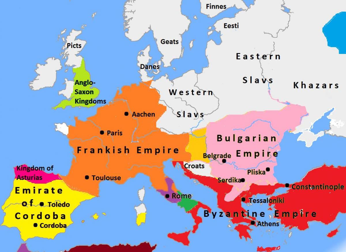 sófia, Bulgária mapa da europa