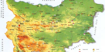 Lev montanhas mapa