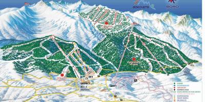 Bulgária esqui mapa