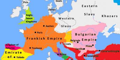 Sófia, Bulgária mapa da europa